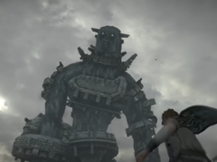 A screengrab of the Shadow of the Colossus 2017 E3 trailer (image source: PlayStation YT)