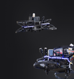 Equipped with less-than-lethal deterrents such as air horns, air poppers, and pepper gun, the CGA drones can bombard assailants in a variety of ways. (Image source : CGA site)