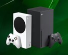 Xbox Series X and S consoles shown on green background (Image source: Xbox Wire with edits)