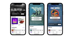 Apple Podcasts will be available in the Tesla app launcher (Image source: Apple)