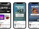Apple Podcasts will be available in the Tesla app launcher (Image source: Apple)