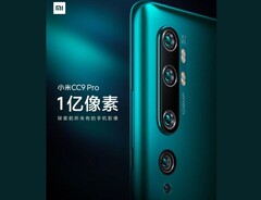 The Mi CC9 Pro is badged as the Mi Note 10 outside China. (Source: Xiaomi)