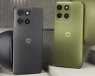 Motorola has created the Moto G15 in Gravity Grey and Iguana Green colourways. (Image source: Motorola)