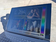 Outdoors under sunlight