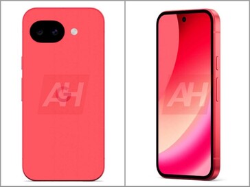 Render of Pixel 10a in its expected Berry colorway.