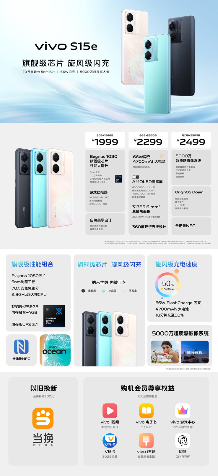 Vivo unveils the S15e. (Source: Vivo)