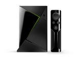Nvidia Shield TV with remote. (Source: Nvidia)