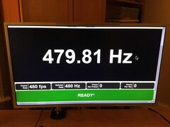 The custom 28” 4K LCD 1ms TN panel is capable of 480Hz only in 1080p. (Source: Blur Busters)