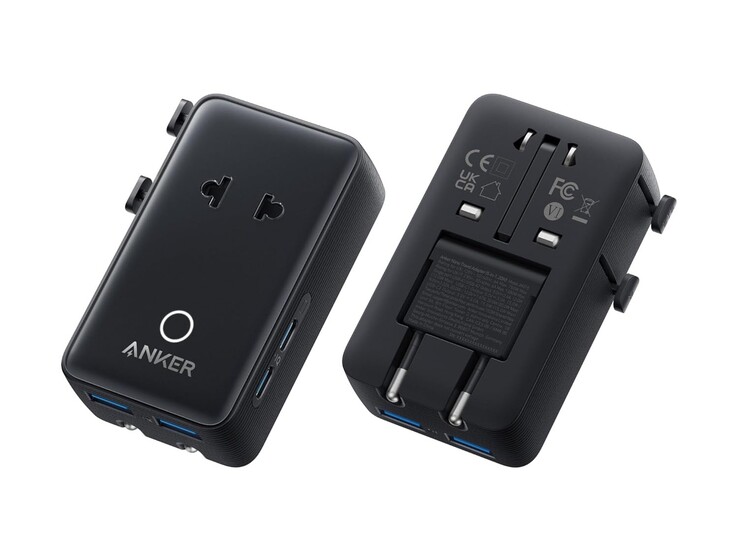 The Anker Nano Travel Adapter (5-in-1, 20W) (EU version)