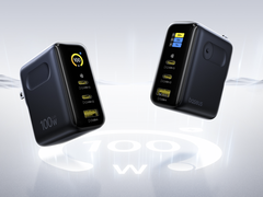 Baseus’ PicoGo AE21 Digital Display Fast Charger (pictured) is now available in the US. (Image source: Baseus)