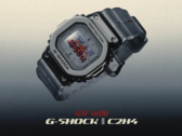 The Casio G-Shock GM-5600 ‘Space Age’ edition has a red graphic of the Theme Building at the Los Angeles International Airport. (Image source: C2H4)