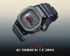 The Casio G-Shock GM-5600 ‘Space Age’ edition has a red graphic of the Theme Building at the Los Angeles International Airport. (Image source: C2H4)