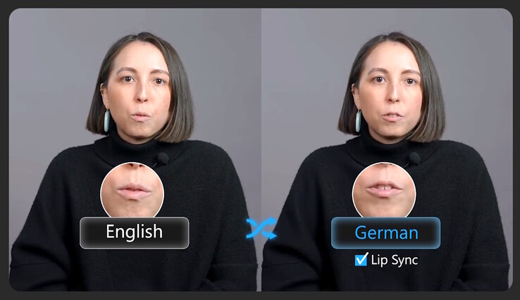 Cyberlink PowerDirector can produce multilingual versions of any video with lip synced, cloned voices. (Image source: CyberLink)