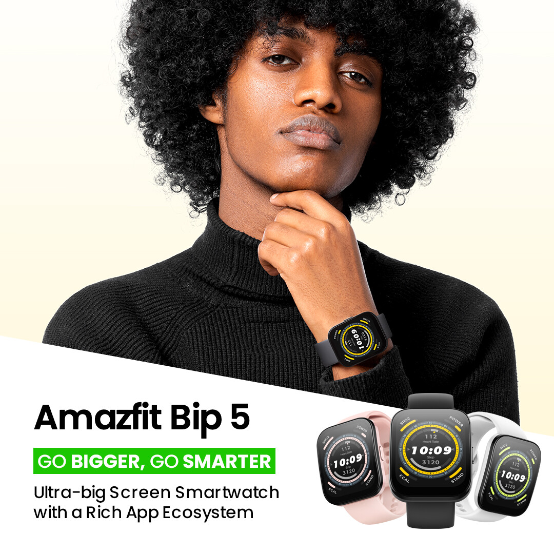 The Amazfit Bip 5 with 1.91 display, 10-day battery life goes on sale in  India this Thursday -  news