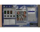 A screenshot from the game Faceminer that shows off a 90's inspired operating system UI. (Image Source: Steam)