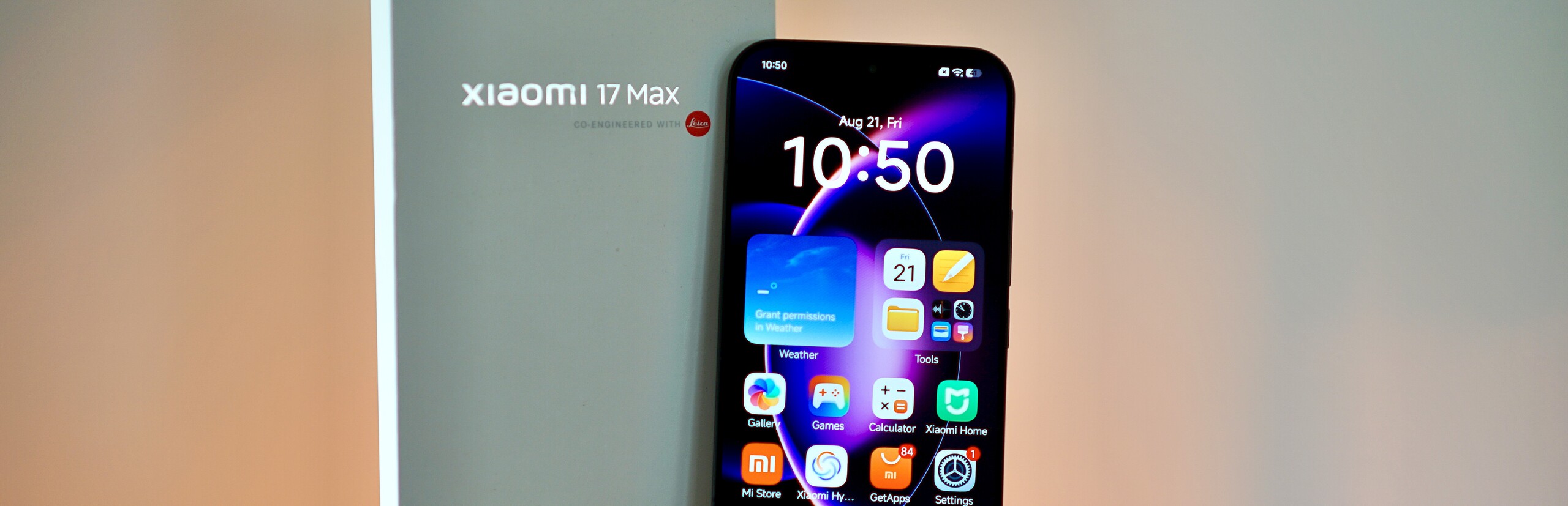 Under review: Xiaomi 17 Max.