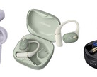 The JVC Kenwood budget HA-A4T, mid-range HA-NP80T, and premium HA-FW5000T (L to R) earbuds.