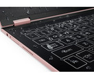 The droplets in the image suggest the larger Yoga Book may be water/splash proof. (Source: Lenovo)