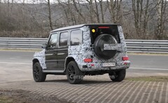 The Mercedes EQG was not able to complete its latest stress test on the infamous Nordschleife (Image: Carspotter Jeroen)
