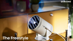 Samsung&#039;s Freestyle projector can be taken on the road (image: Samsung)