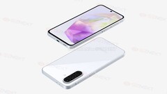 The Galaxy A36 is thought to look like this. (Image source: Giznext x OnLeaks)