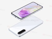 The Galaxy A36 is thought to look like this. (Image source: Giznext x OnLeaks)