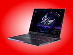 Acer’s new 18-inch gaming laptop tips the scales at about 3.5 kg.