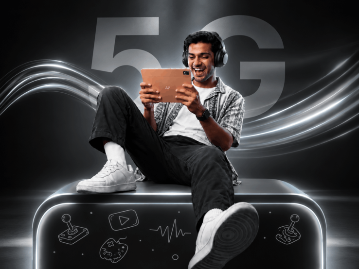 Ai+ showcases the NovaTab tablet in a lifestyle-focused teaser image