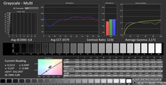 CalMAN: grayscale (calibrated)