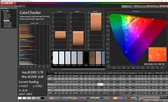 ColorChecker before calibration