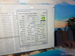 GPU-Z identifying the 1D10 variant of the GeForce MX150 in the Dell Inspiron 17 7000 2-in-1