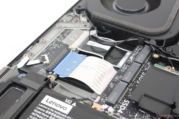 Three additional M.2 2280 PCIe4 x4 slots (with heat spreader removed)