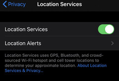 Even with location services turned off, your iPhone 11 still tracks where you are. (Image: own)