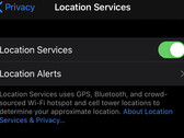 Even with location services turned off, your iPhone 11 still tracks where you are. (Image: own)