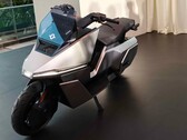 Omoway OMO X self-balancing electric motorcycle showcased during the company's global launch event in Singapore.