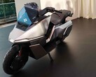 Omoway OMO X self-balancing electric motorcycle showcased during the company's global launch event in Singapore.