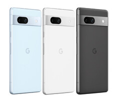 The Pixel 7a should be available generally in three colourways, with a fourth Google Store exclusive option. (Image source: WinFuture)