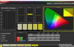 CalMAN saturation calibrated