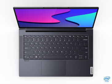 Lenovo Yoga Slim 7 (14 inch, Intel): Dolby Atmos speakers besides the keyboard