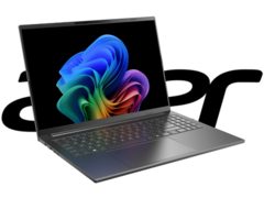 The Intel and AMD variants for the Aspire 16 AI laptops feature up to 16-inch OLED WUXGA+ panels, while the Qualcomm variants instead opt for LCD WUXGA displays. (Image source: Acer - Edited)