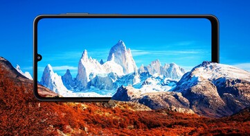 The Galaxy A06 5G has the same screen size and resolution as its 4G counterpart but with a higher refresh rate. (Image source: Samsung)