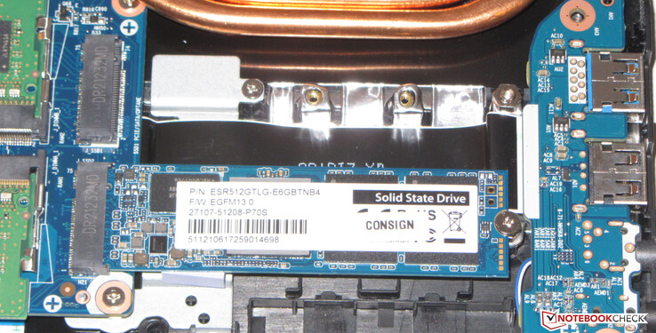 The G5 can accommodate two M.2 SSDs.