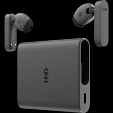 The HMD Amped Buds in Black. (Image source: HMD)
