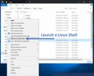 Coming Soon: Open a Linux terminal directly from File Explorer. (Source: Microsoft)