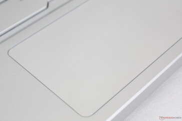 Gray clickpad surface