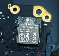 Permanently attached WLAN module