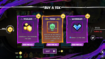 Pictured: A gameplay screenshot from SPAM.