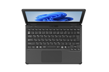 The laptop weighs in at roughly 1.2 kg or 2.65 lbs.