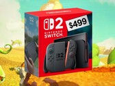 Nintendo Switch 2 price tag showing $499