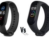 Xiaomi Mi Band 5 vs Mi Band 4 comparison. (Image source: Xiaomi - edited)